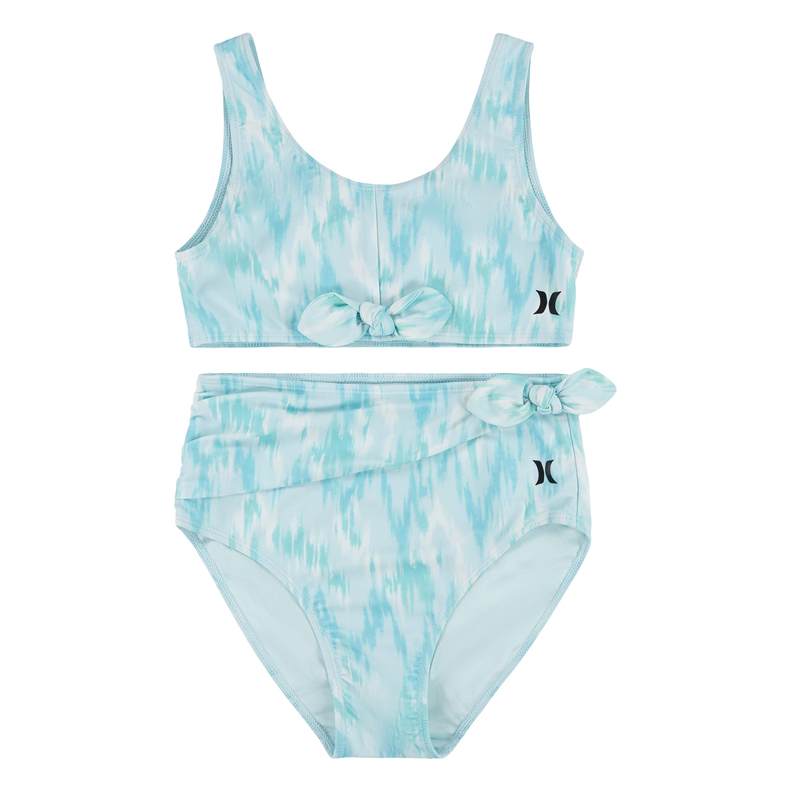 Two-Piece Wrap Tie Bikini Swim Set (Little Kids) Hurley