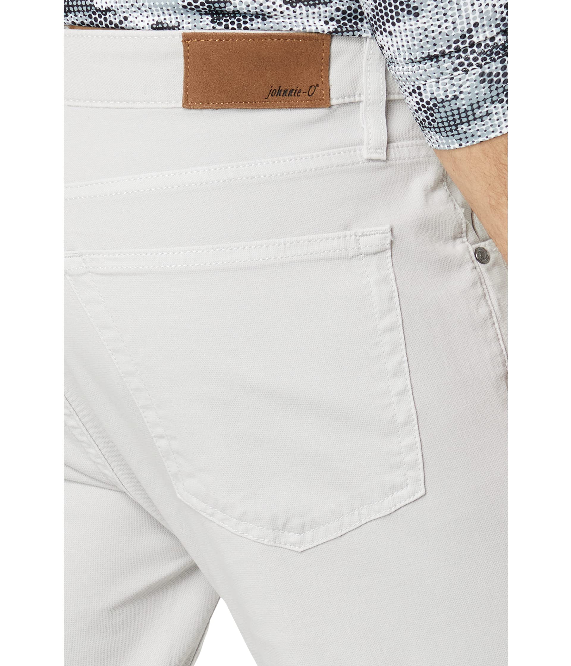 Легкие хромированные джинсы с пятью карманами Atlas Johnnie-O