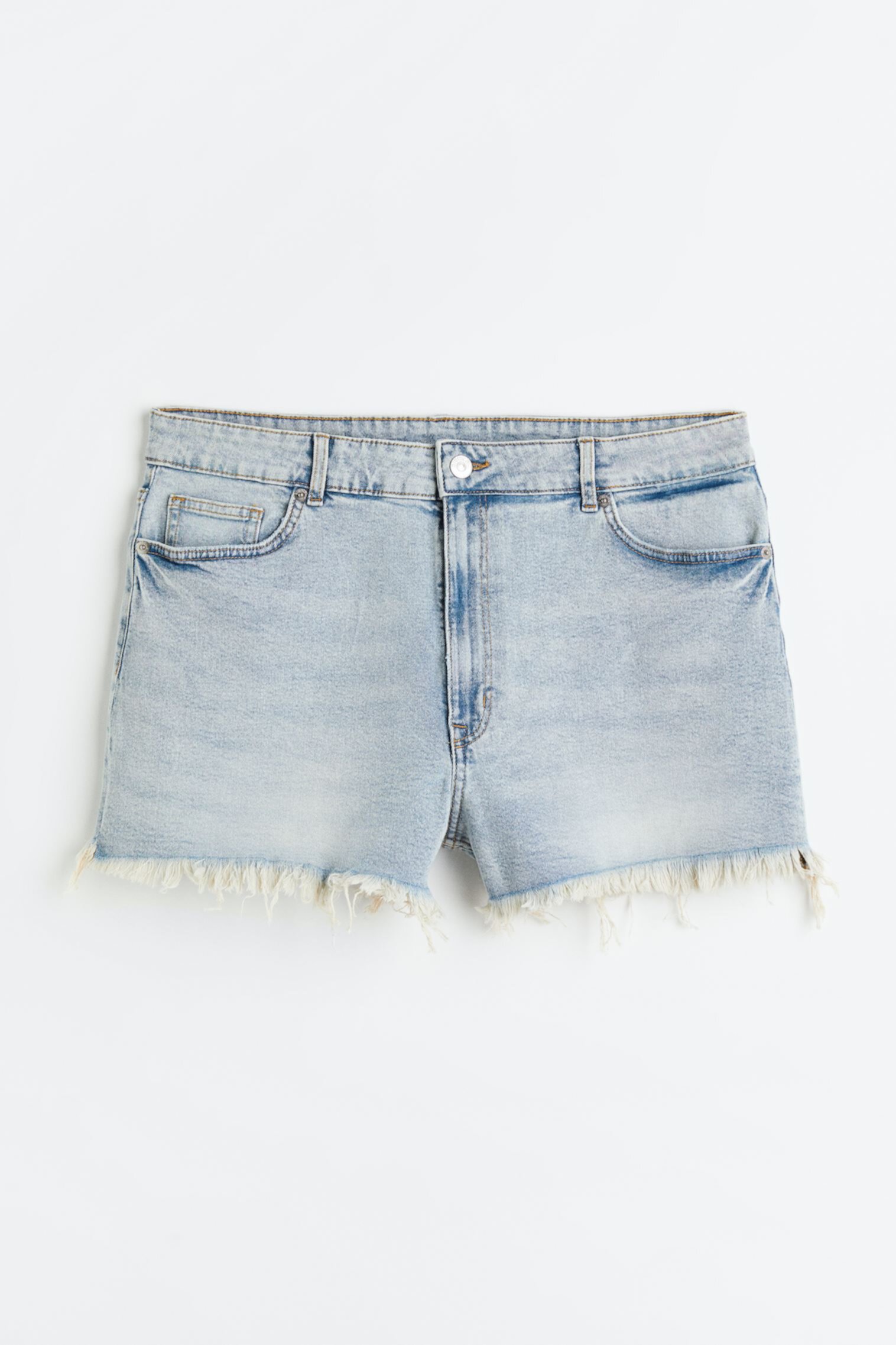 Женские Повседневные брюки H&M High Waist Denim Shorts H&M