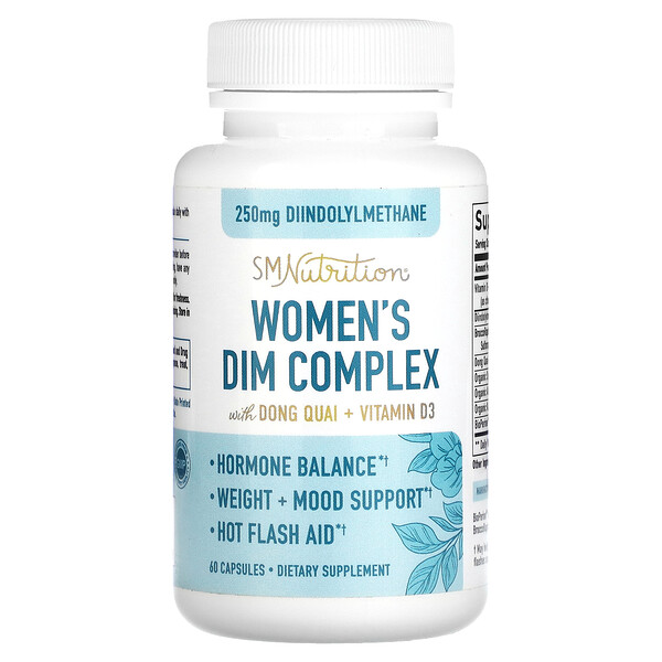 Женский комплекс DIM, 250 мг, 60 капсул SMNutrition