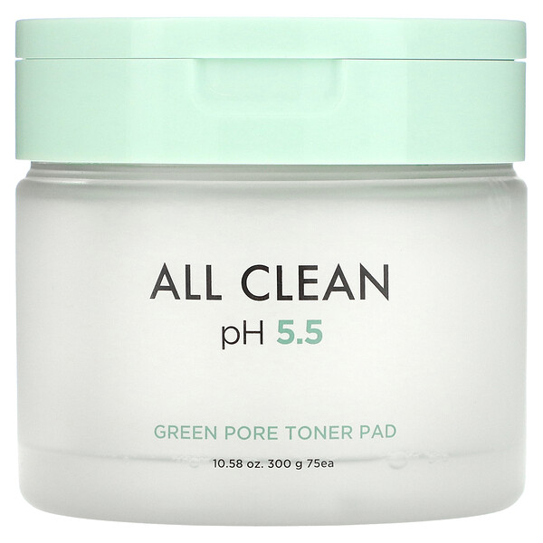 All Clean, Green Pore Toner Pad, 75 Pads, 10.58 oz (300 g) Heimish