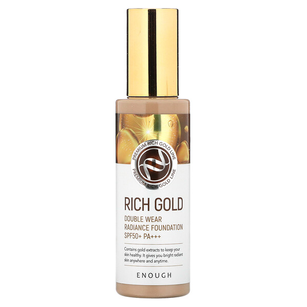 Rich Gold, Тональный крем Double Wear Radiance Foundation, SPF 50+ PA+++, № 23, 3,53 унции (100 г) Enough