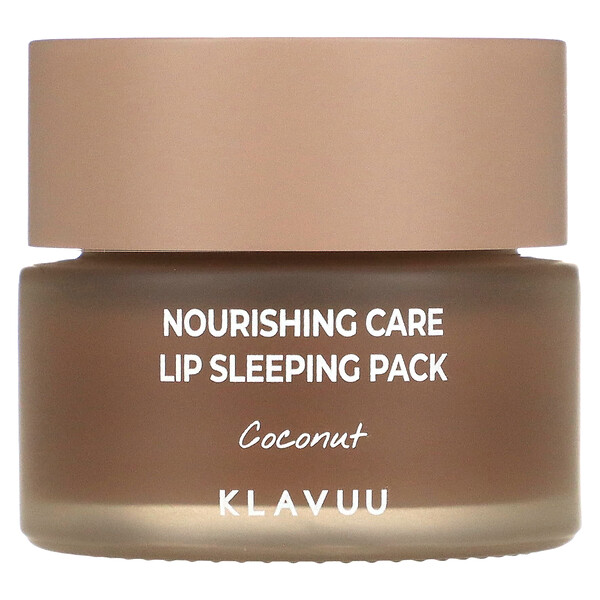 Nourishing Care, Ночная маска для губ, кокос, 0,70 унции (20 г) KLAVUU