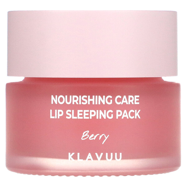 Nourishing Care, Ночная маска для губ, ягоды, 0,70 унции (20 г) KLAVUU