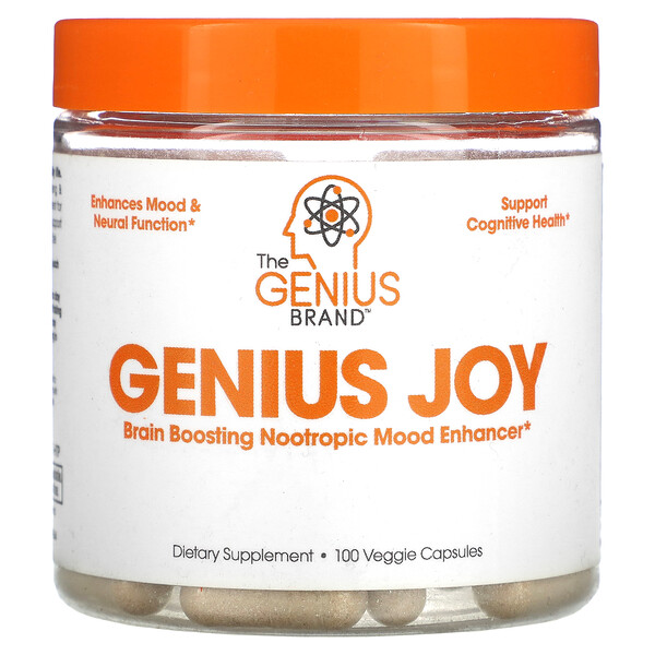 Genius Joy, 100 растительных капсул The Genius Brand