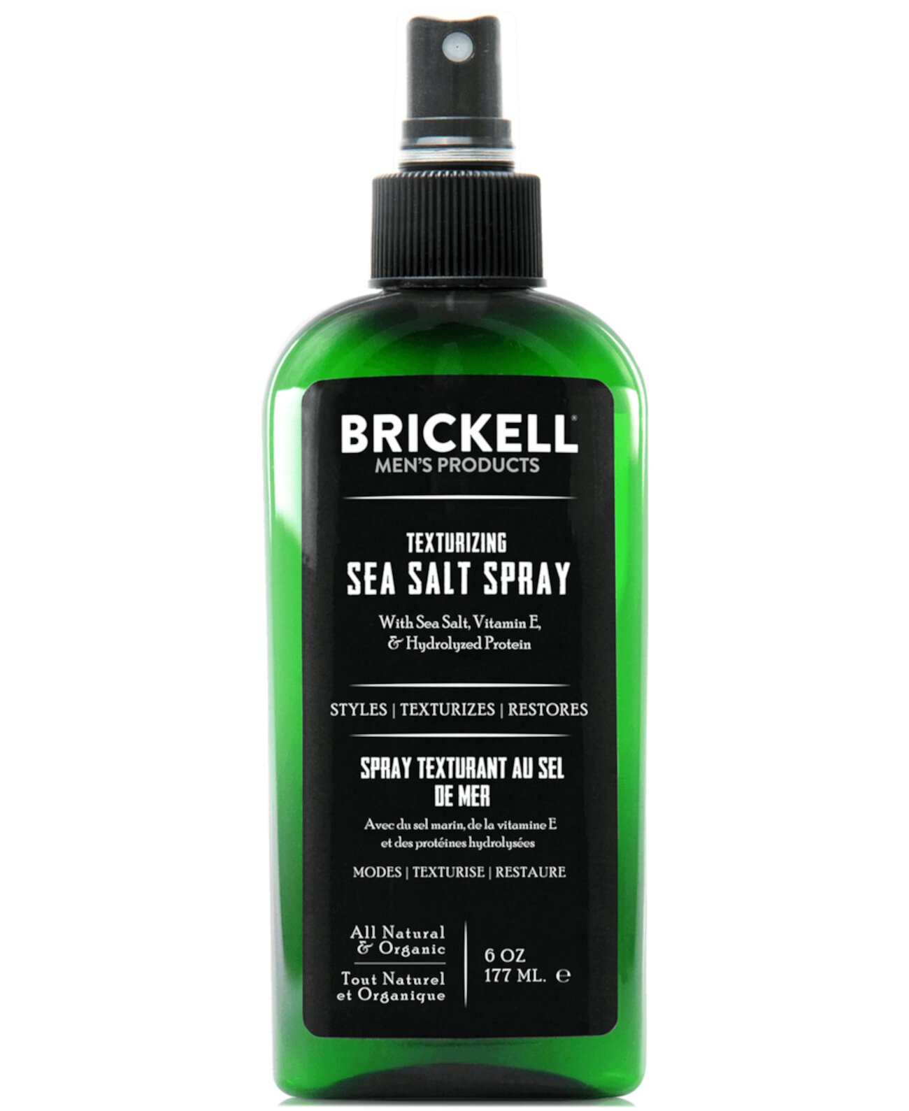 Brickell Men's Products Текстурирующий спрей с морской солью, 6 унций. Brickell Mens Products
