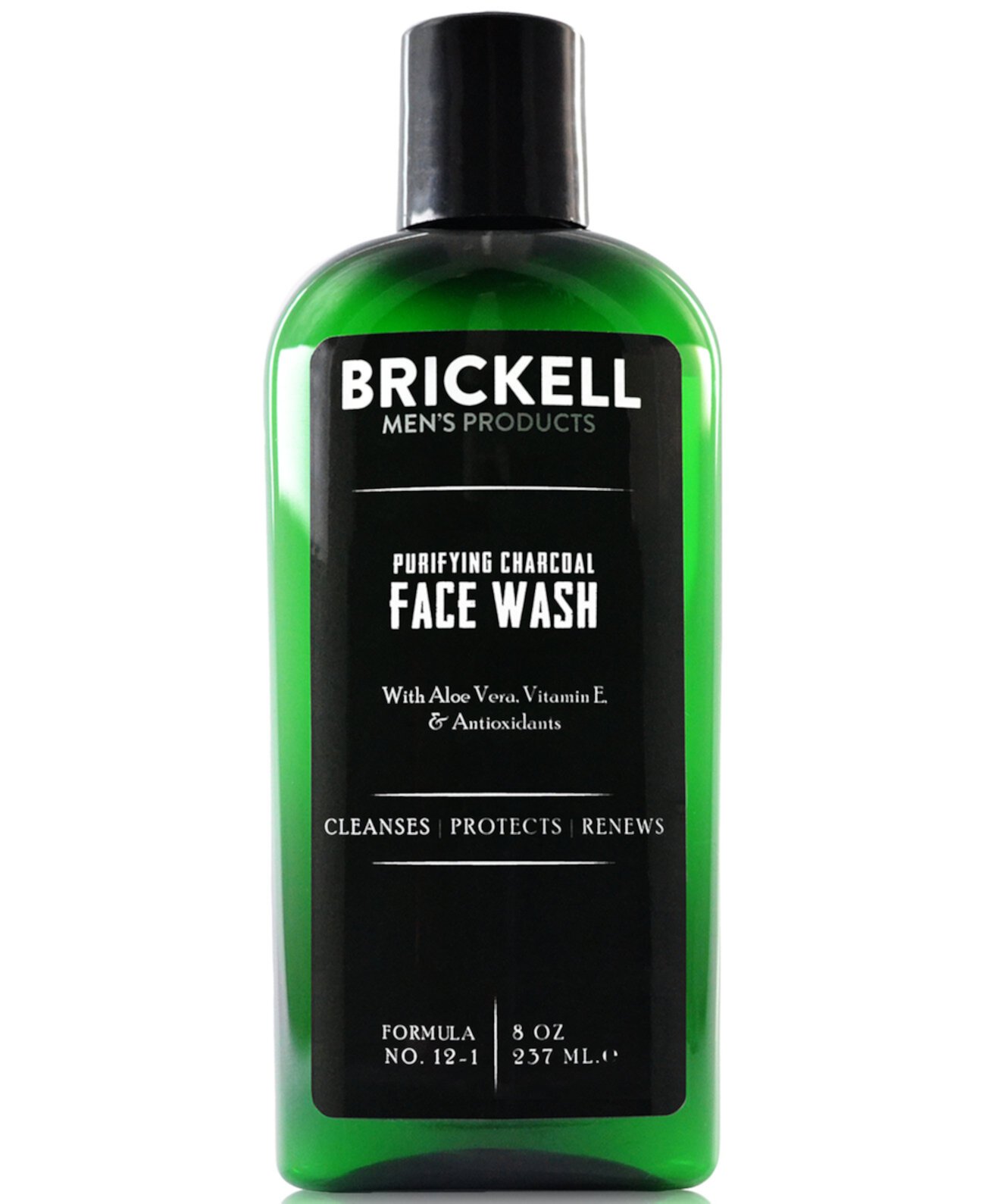 Brickell Men's Products Очищающее средство для умывания с углем, 8 унций. Brickell Mens Products