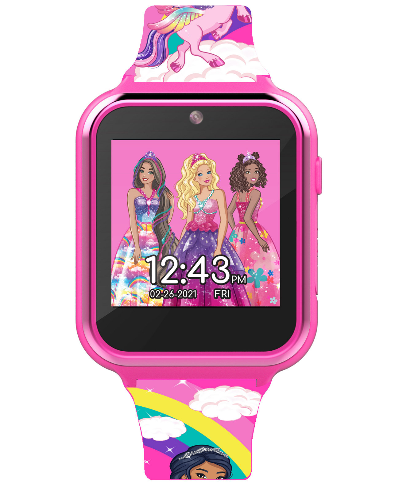 Детские смарт-часы Barbie Pink Силиконовые 38мм Mattel
