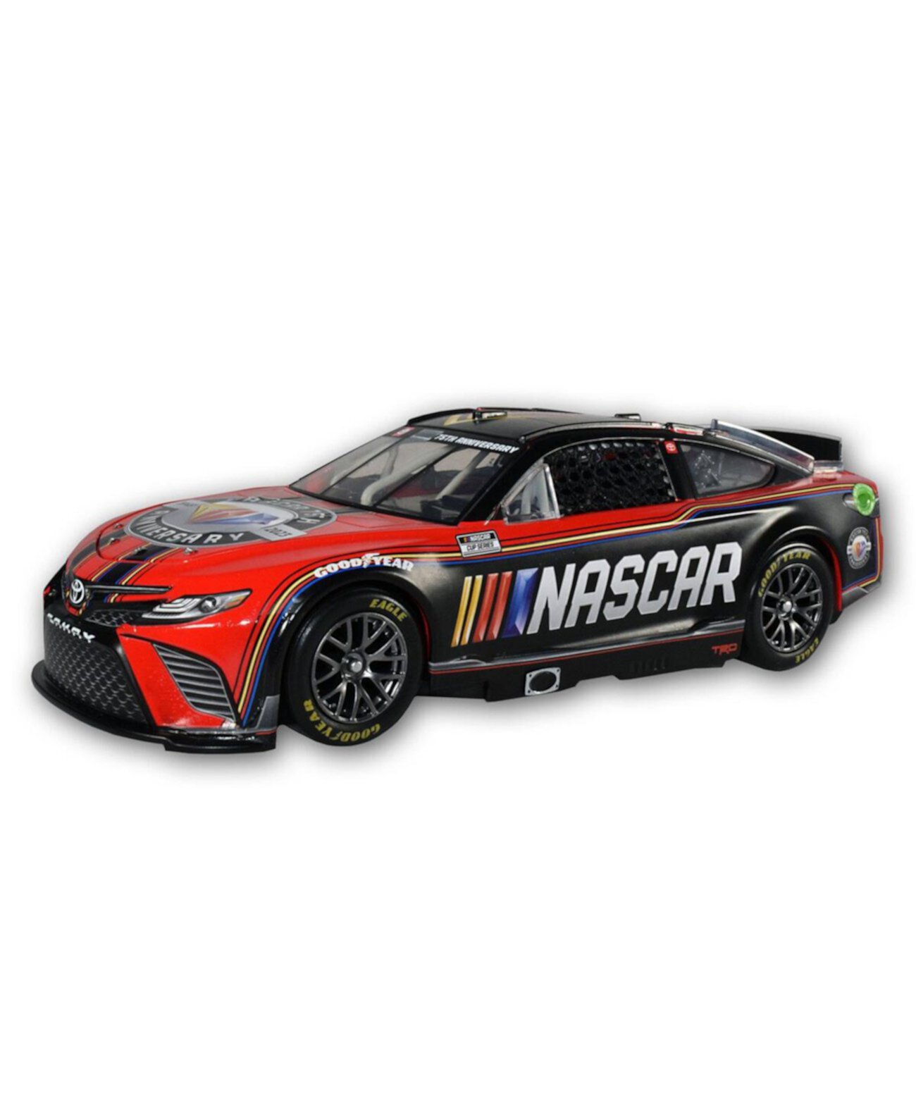 NASCAR, 75-летие, 2023 г., Издание производителя, масштаб 1:64, обычная краска, литье под давлением Toyota Camry TRD Action Racing