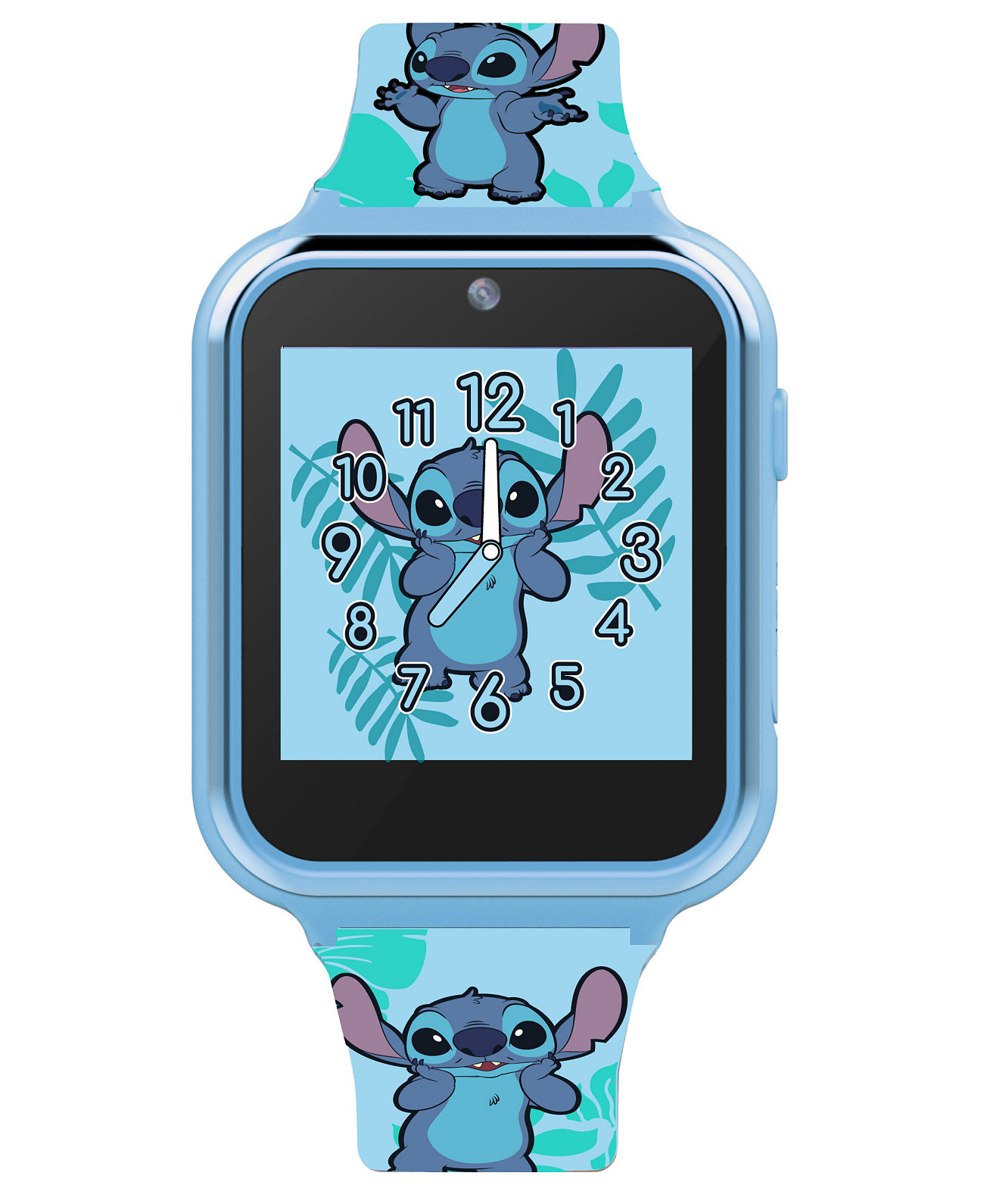 Детские часы Disney Stitch с синим силиконовым ремешком, 38mm Disney