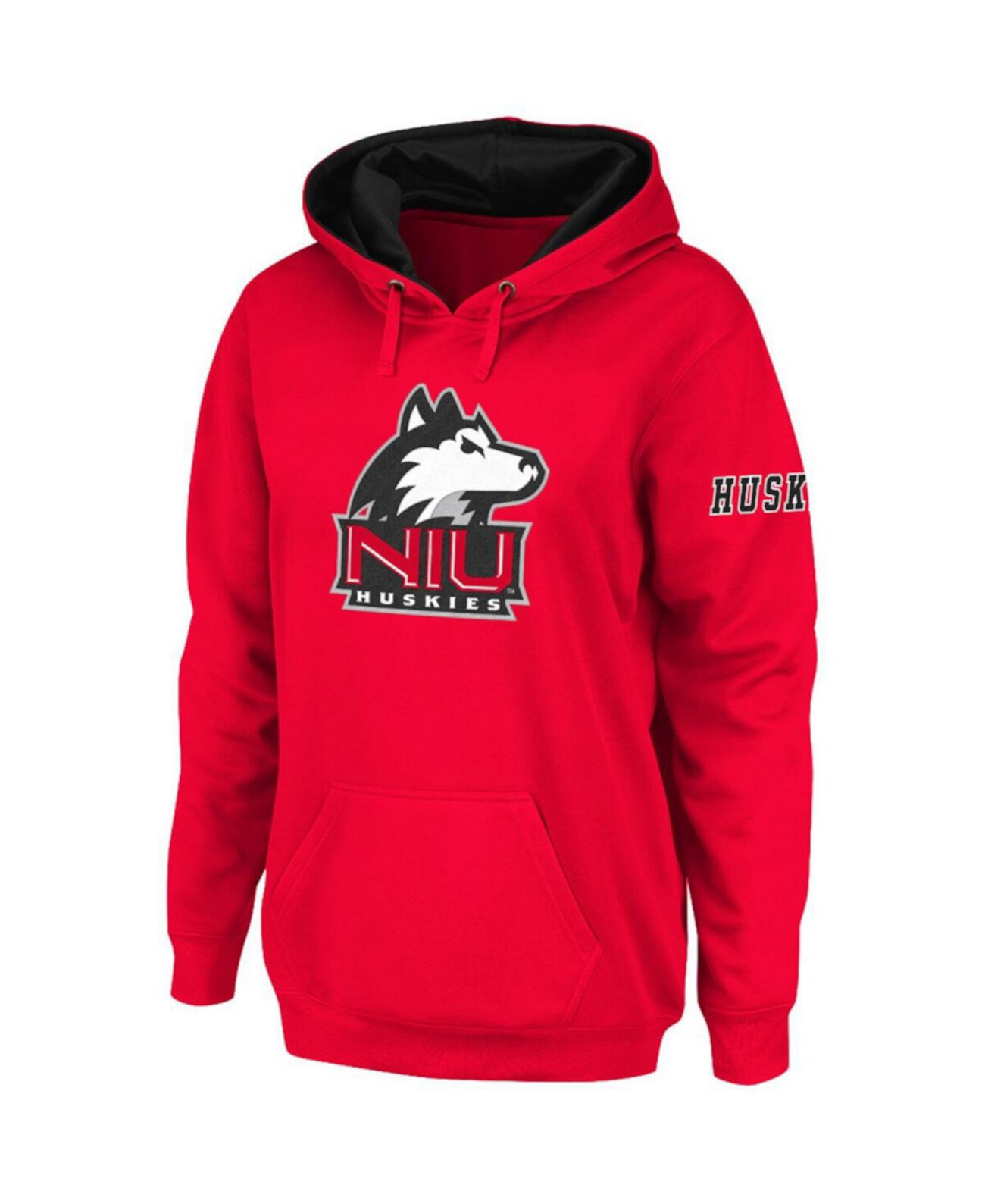 Женское худи Northern Illinois Huskies с большим логотипом, длинными рукавами и карманом Stadium Athletic