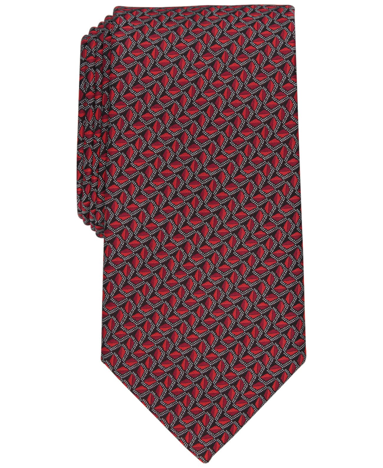Классический мужской галстук Locke с геометрическим рисунком Perry Ellis