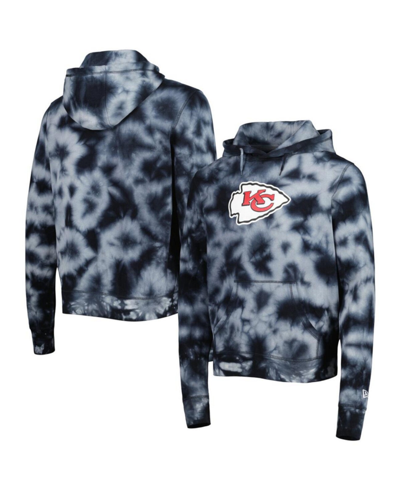 Мужской Пуловер New Era Kansas City Chiefs Tie-Dye New Era