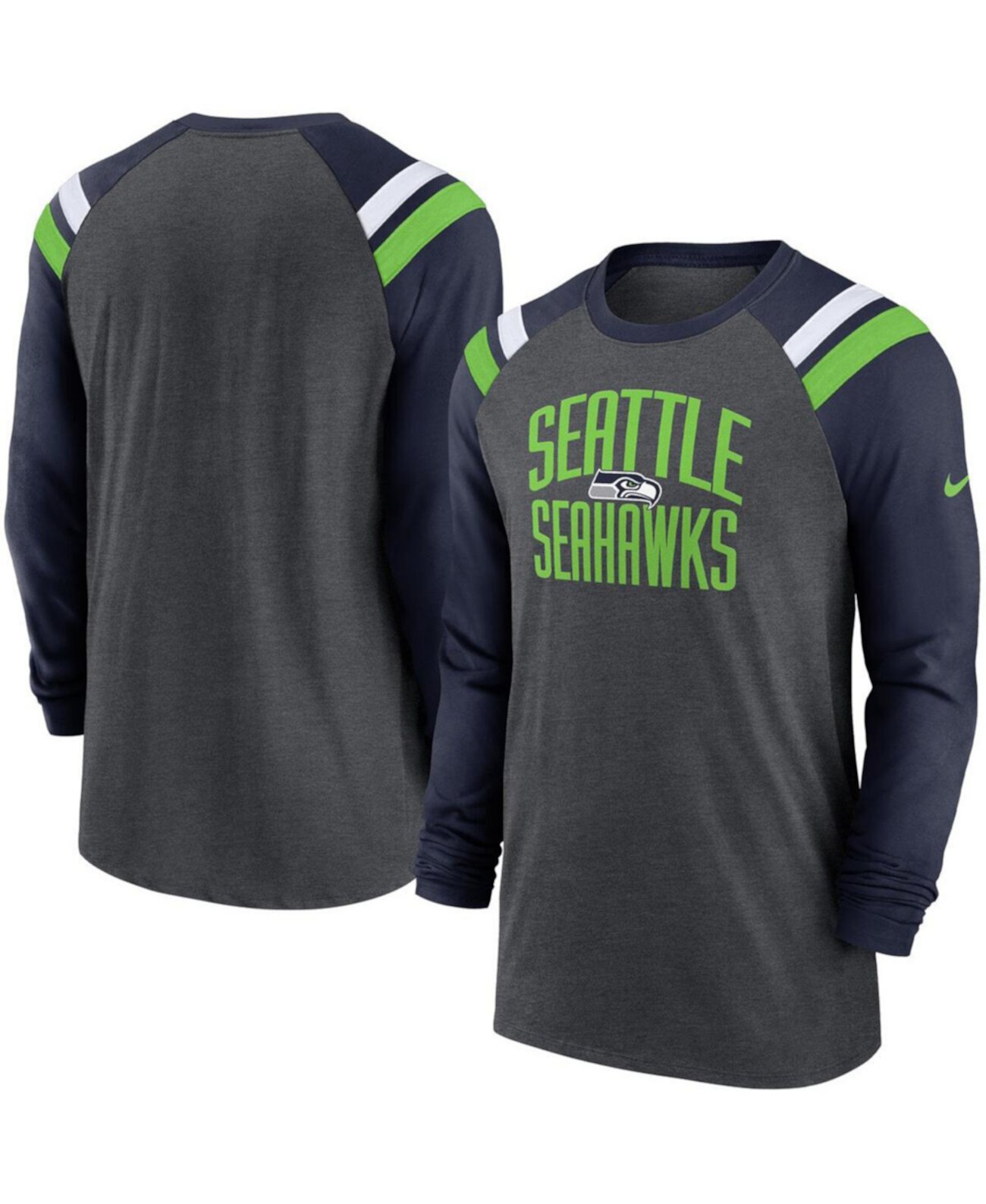 Мужская трикотажная футболка с длинным рукавом Nike Seattle Seahawks Nike