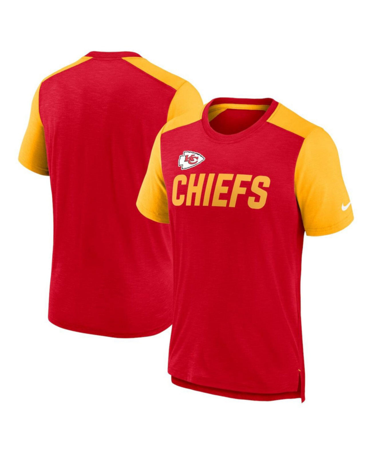 Футболка с цветными блоками и логотипом Kansas City Chiefs от Nike, с короткими рукавами Nike