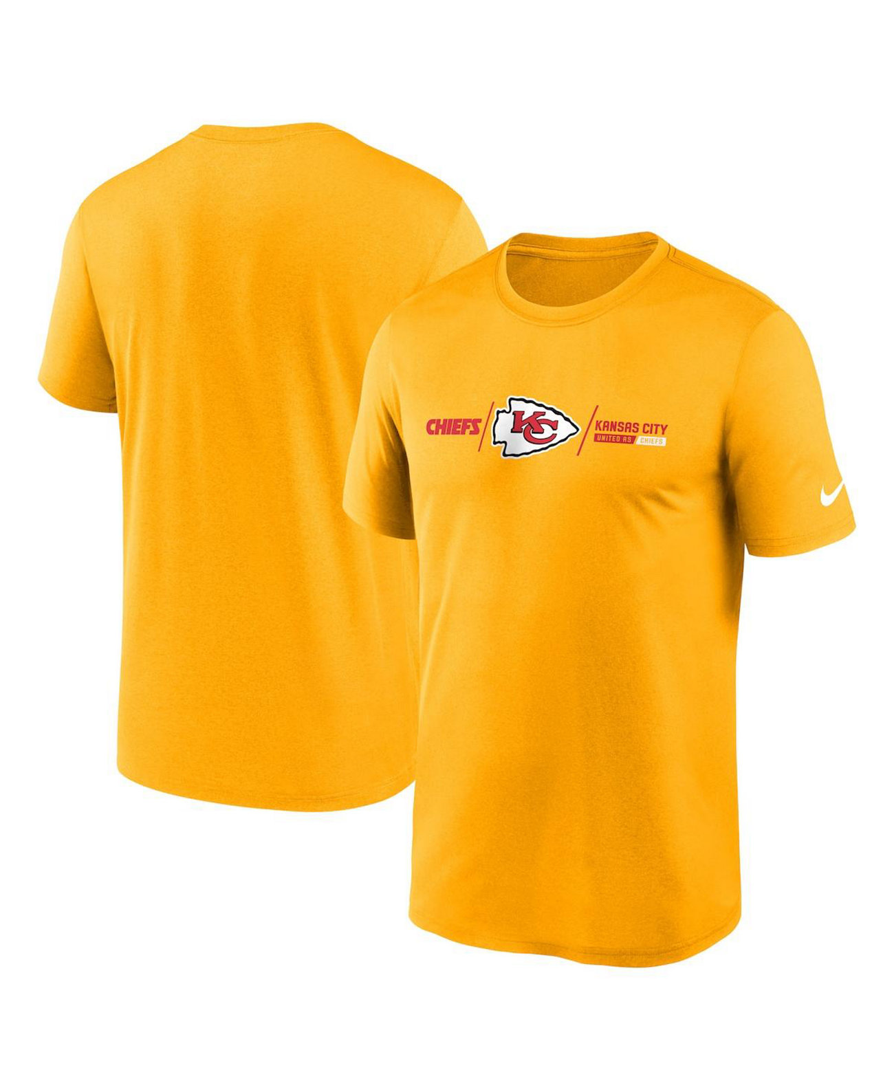 Мужская футболка Nike Kansas City Chiefs с короткими рукавами и технологией Dri-FIT Nike