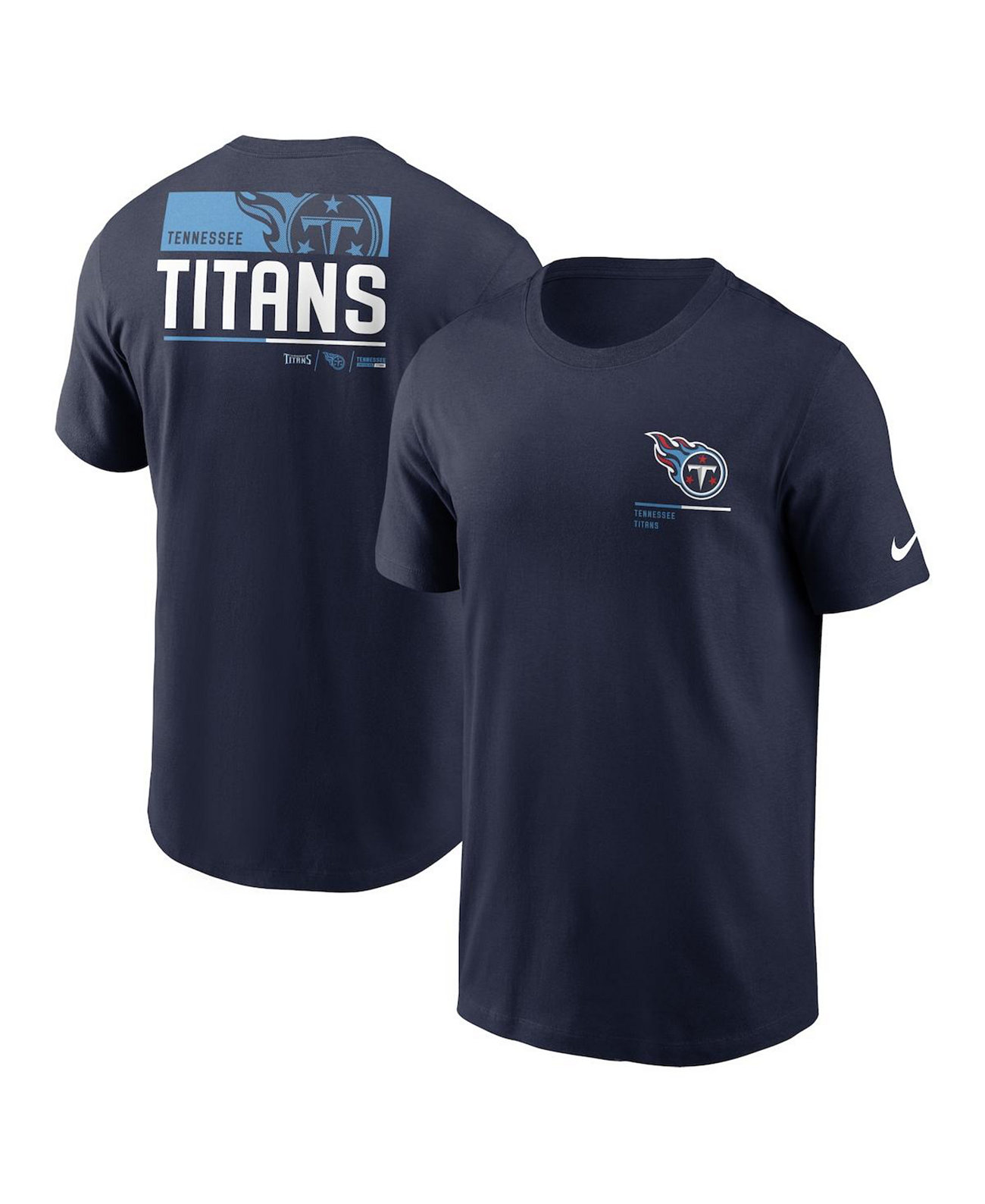 Мужская футболка с графикой Nike Tennessee Titans Team Incline и коротким рукавом Nike