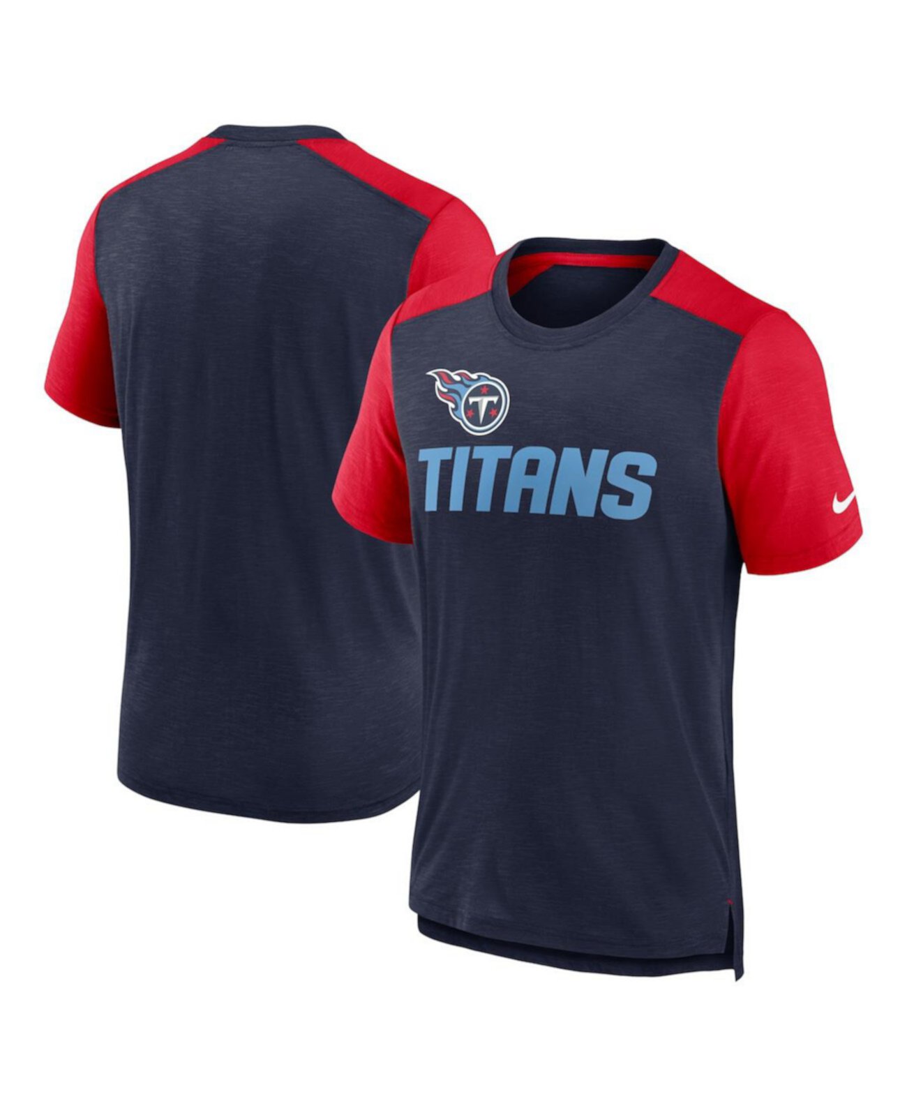 Мужская футболка Nike Tennessee Titans с блокировкой цветов и коротким рукавом Nike