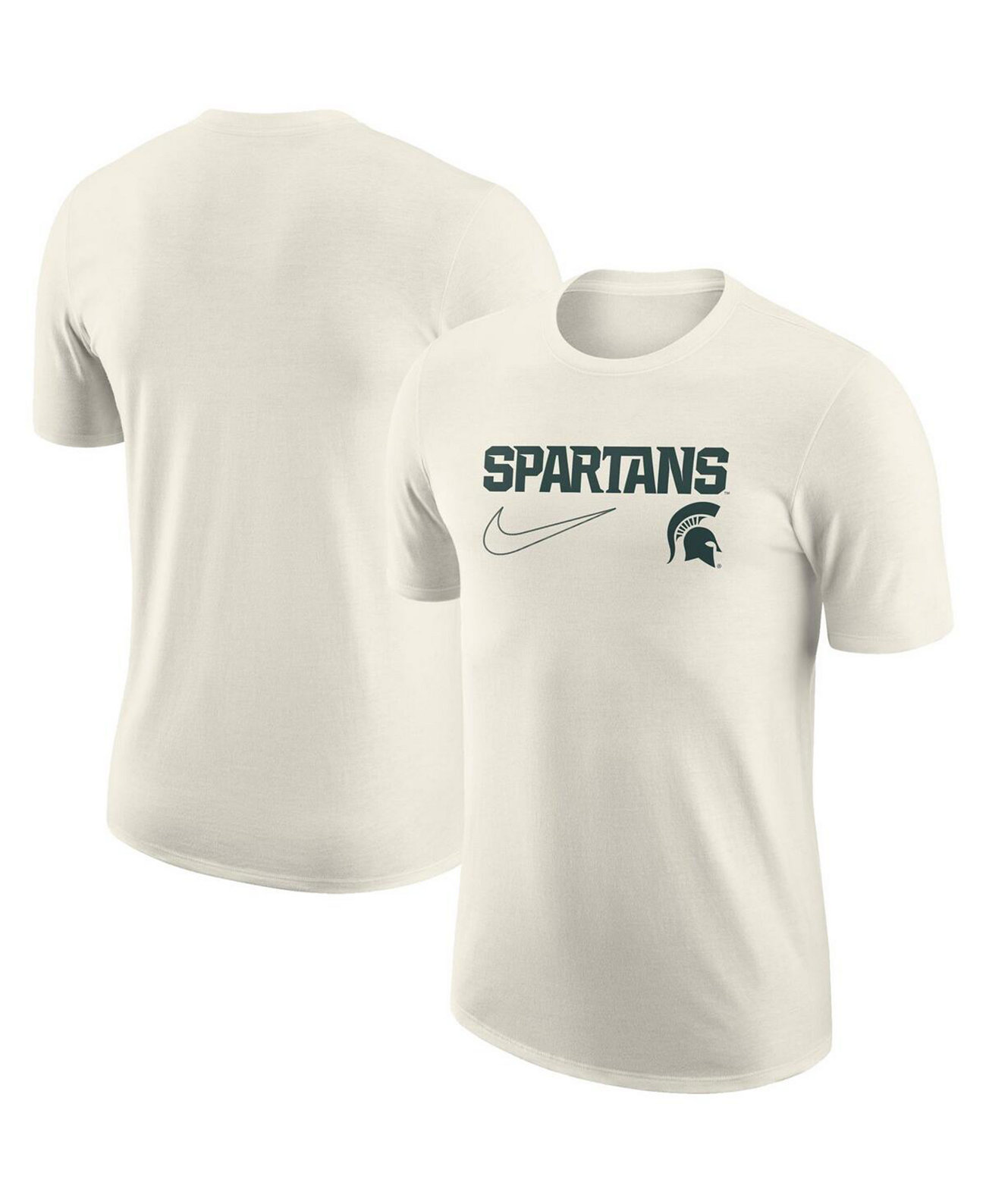 Мужская футболка Nike Swoosh Max90 с принтом Michigan State Spartans из 100% хлопка Nike