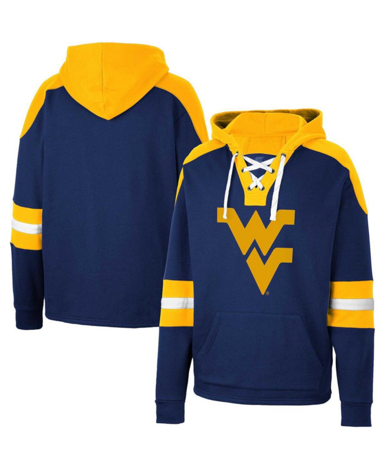 Мужской Пуловер Colosseum Lace-Up 4.0 West Virginia Mountaineers Colosseum