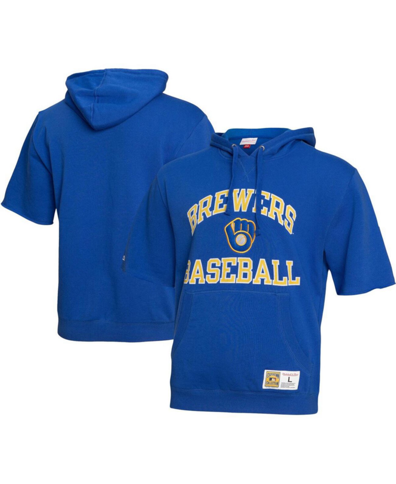 Мужской Пуловер Mitchell & Ness Milwaukee Brewers Cooperstown Collection Mitchell & Ness