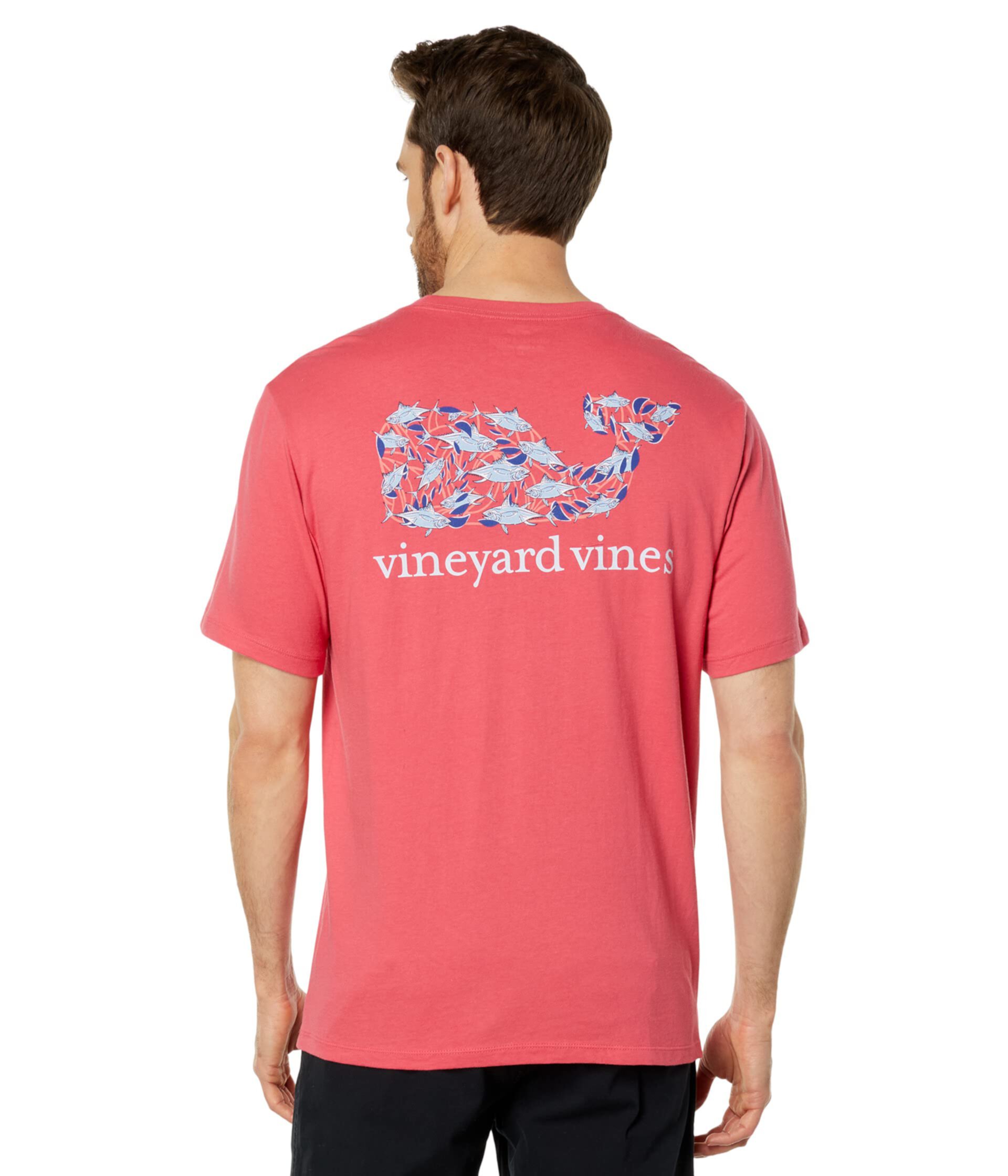 Vineyard Vines Harbour Fish Whale Short-Sleeve Pocket Tee