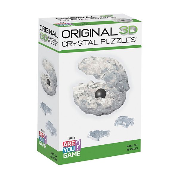 AreYouGame 48-Piece 3D Crystal Black Pearl в прозрачной оболочке Puzzle Areyougame