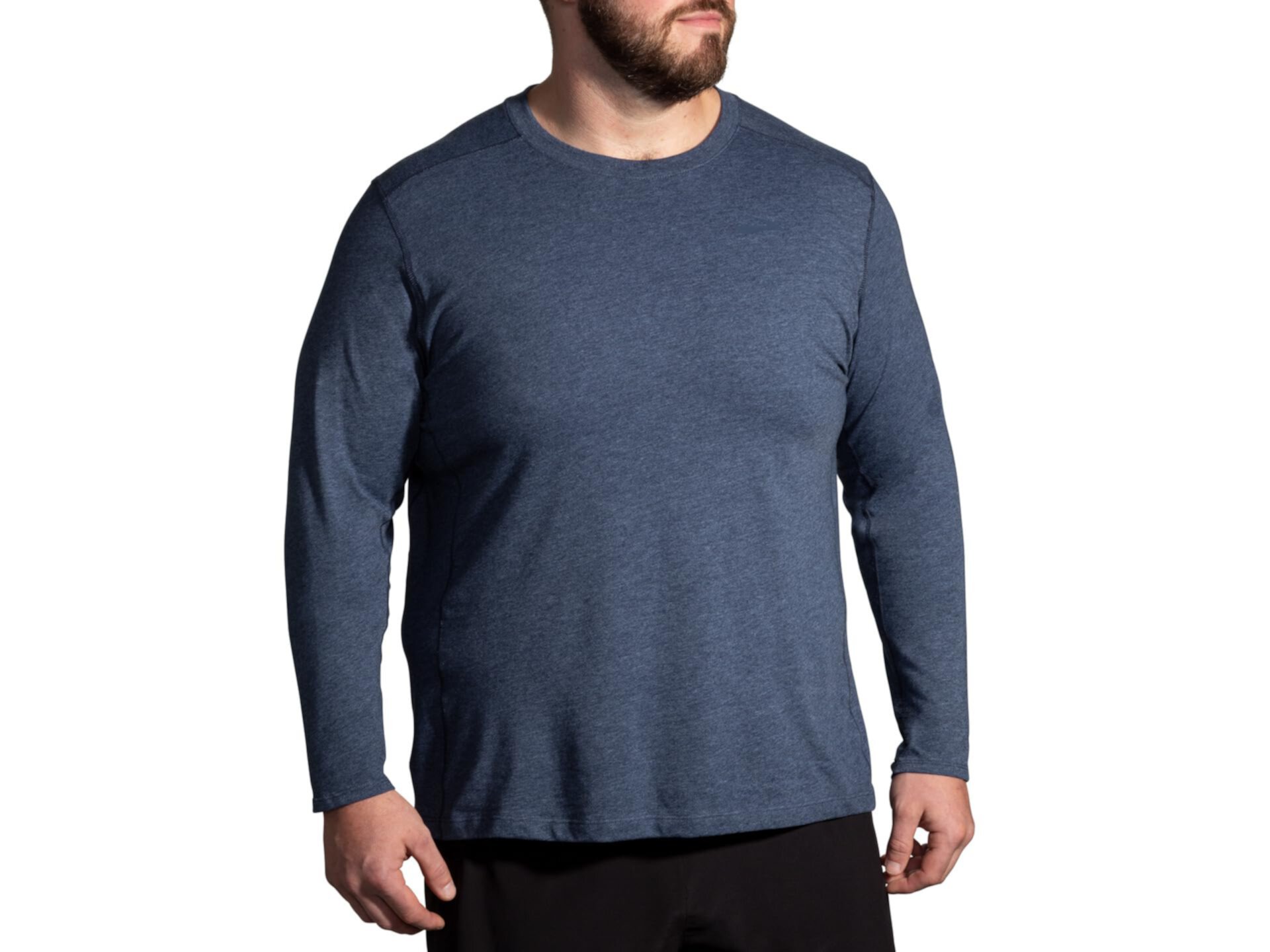 Теплая футболка с длинным рукавом Brooks Distance Long Sleeve Tee 2.0, 50% хлопок, 50% полиэстер Brooks