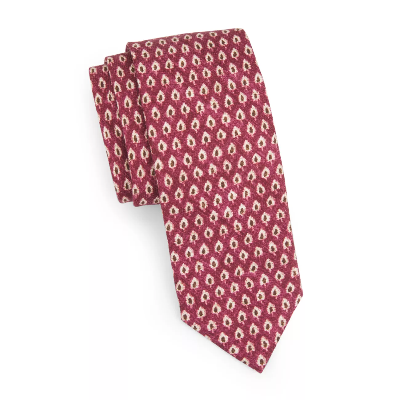 COLLECTION Мини-галстук с принтом деревьев Saks Fifth Avenue
