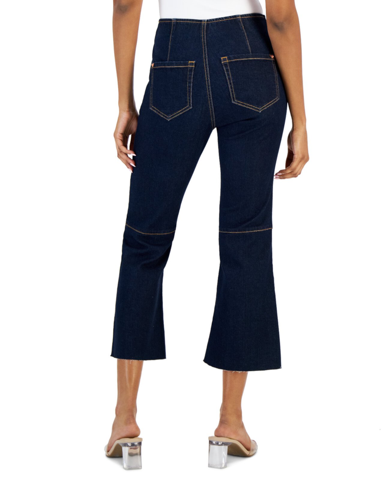 Женские расклешенные укороченные джинсы без застежек, созданные для Macy's I.N.C. International Concepts