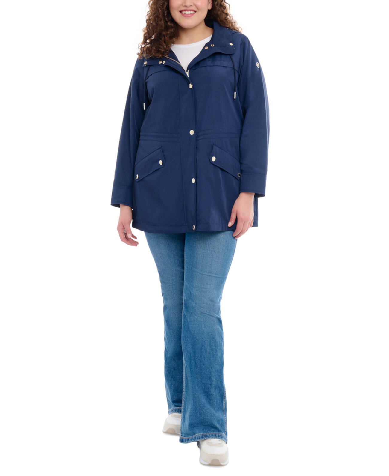 Женское водостойкое пальто-анорак с капюшоном больших размеров Michael Kors