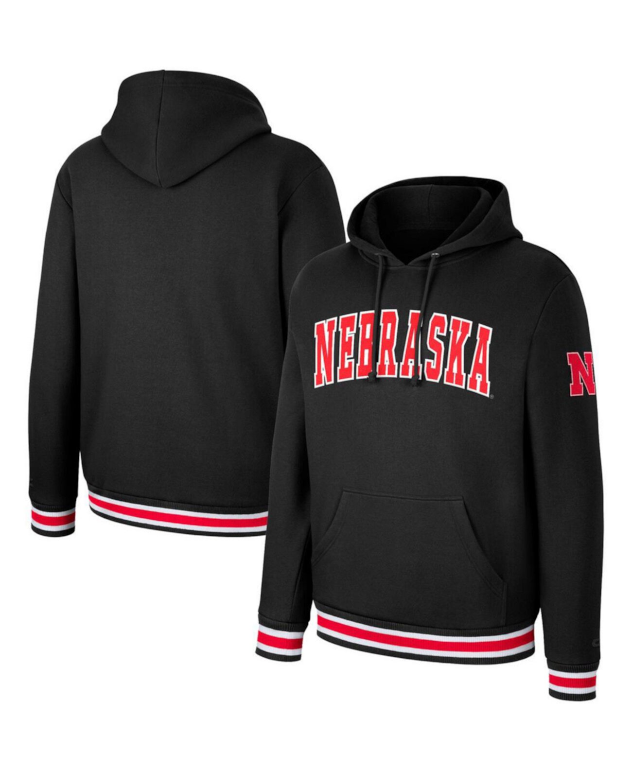 Мужской Пуловер Colosseum Nebraska Huskers Varsity Arch Colosseum