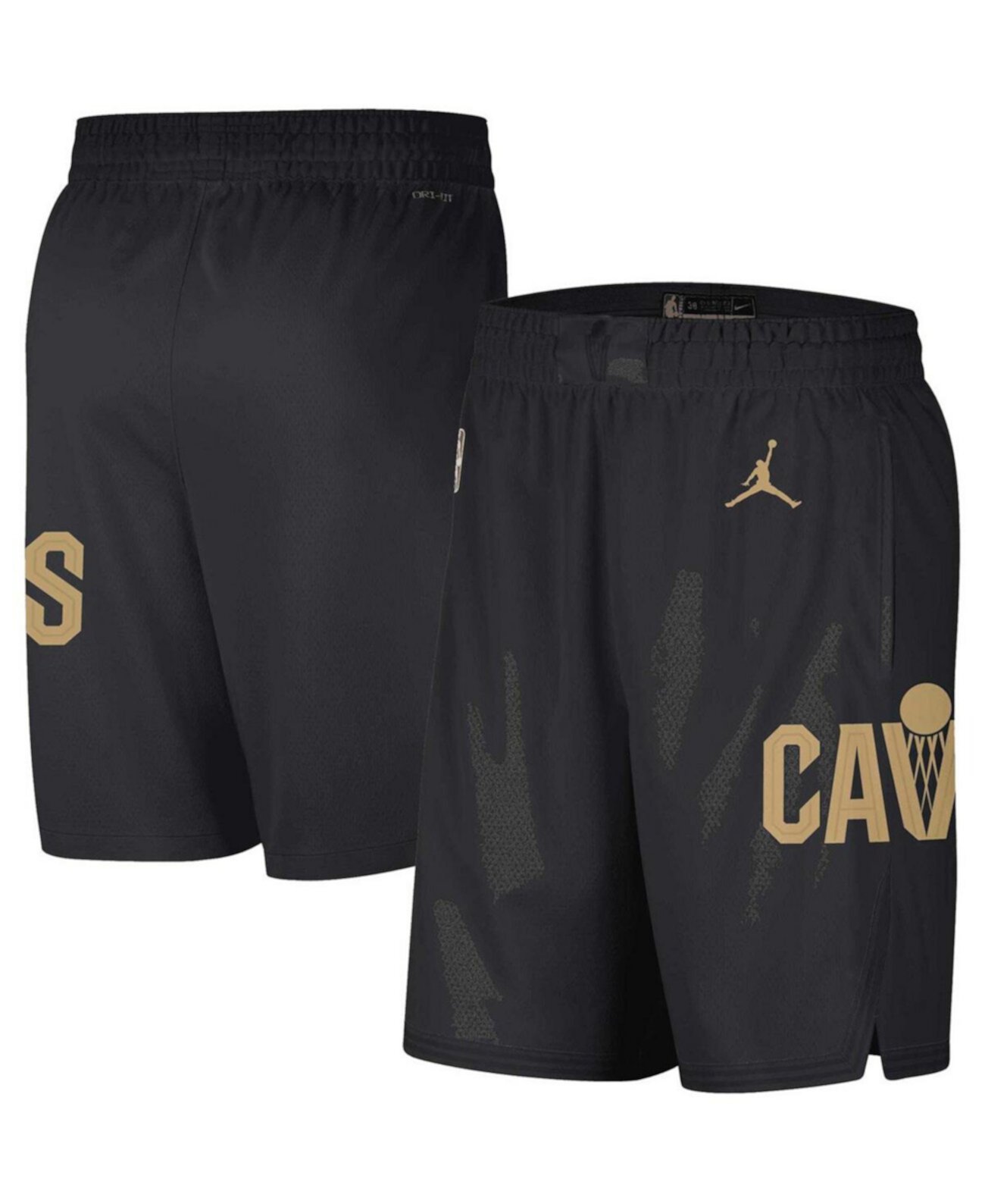 Мужские черные шорты Cleveland Cavaliers 2022/2023 Statement Edition Swingman Performance Jordan