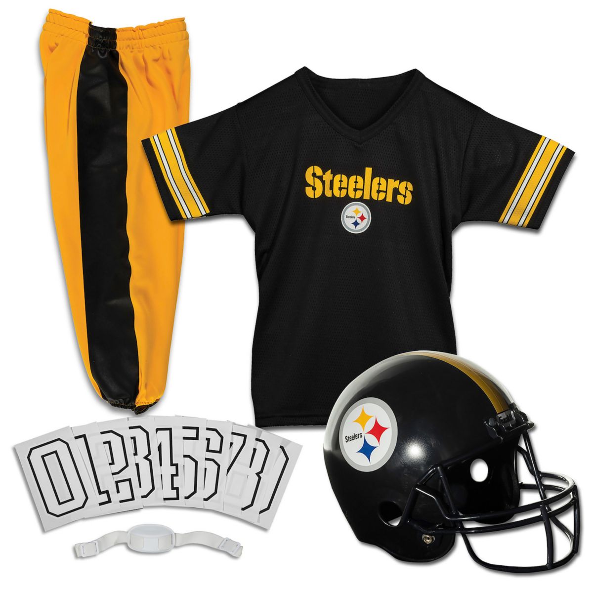 Детский карнавальный костюм Franklin Sports Pittsburgh Steelers Kids NFL Uniform Set Franklin Sports