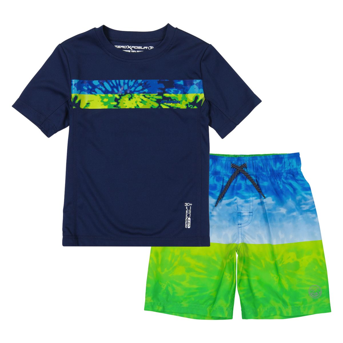 Детская пляжная одежда ZeroXposur Для мальчиков Marine Sun Top & Shorts Set ZeroXposur