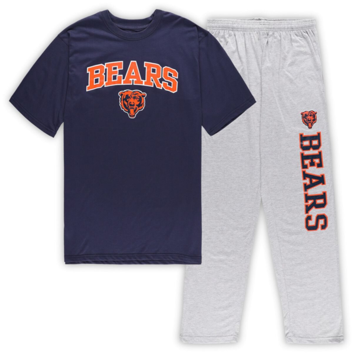 Пижама из футболки и брюк Concepts Sport Chicago Bears, размер XLT Unbranded