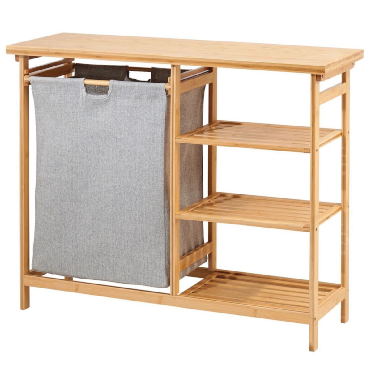 mDesign Freestanding Laundry Furniture Storage &amp; Hamper MDesign