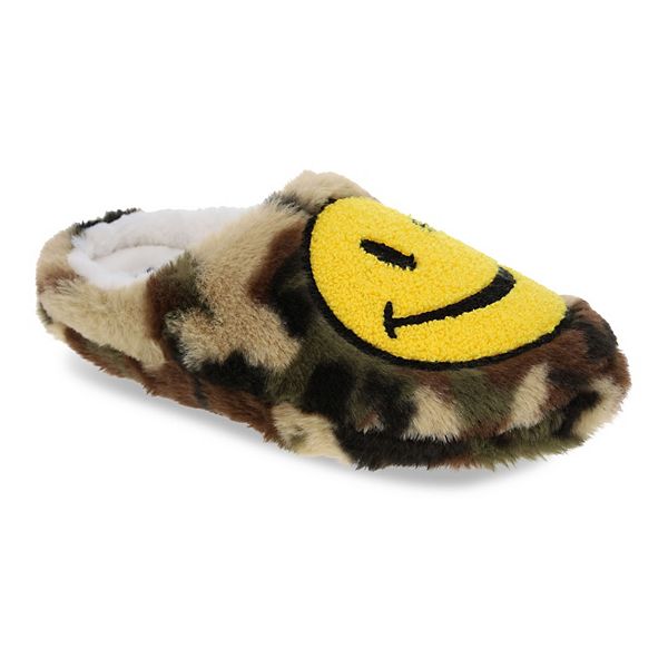 Женские пушистые шлепанцы Joe Boxer Camo Plush с веселым дизайном Mr. Winky Joe Boxer