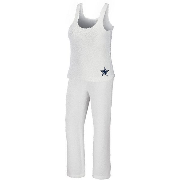 Женская Пижамы WEAR by Erin Andrews Кремовая Плюс Размер Топ и Брюки С Низким Вырезом Dallas Cowboys WEAR by Erin Andrews