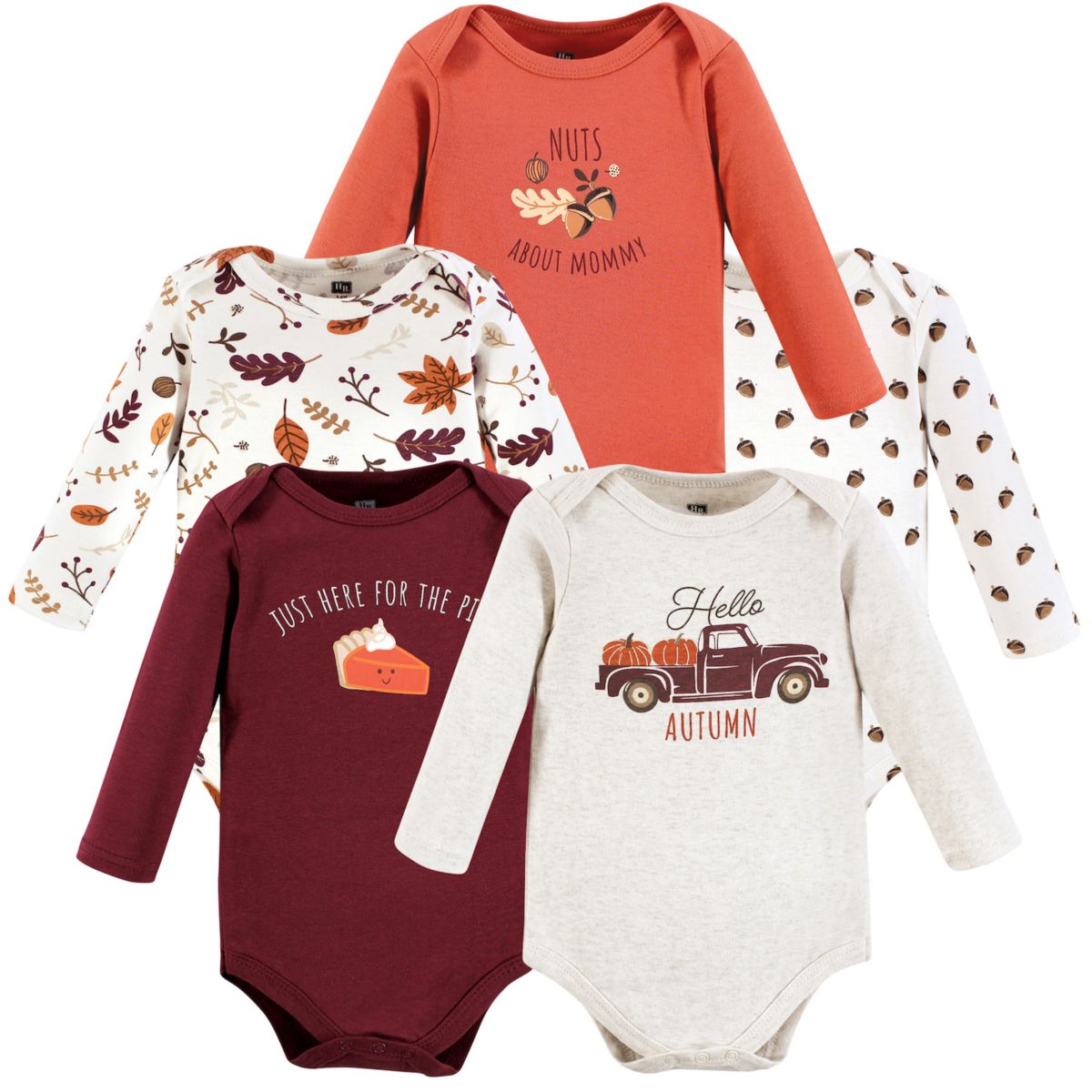 Унисекс Детские Боди Hudson Baby Hello Fall Hudson Baby