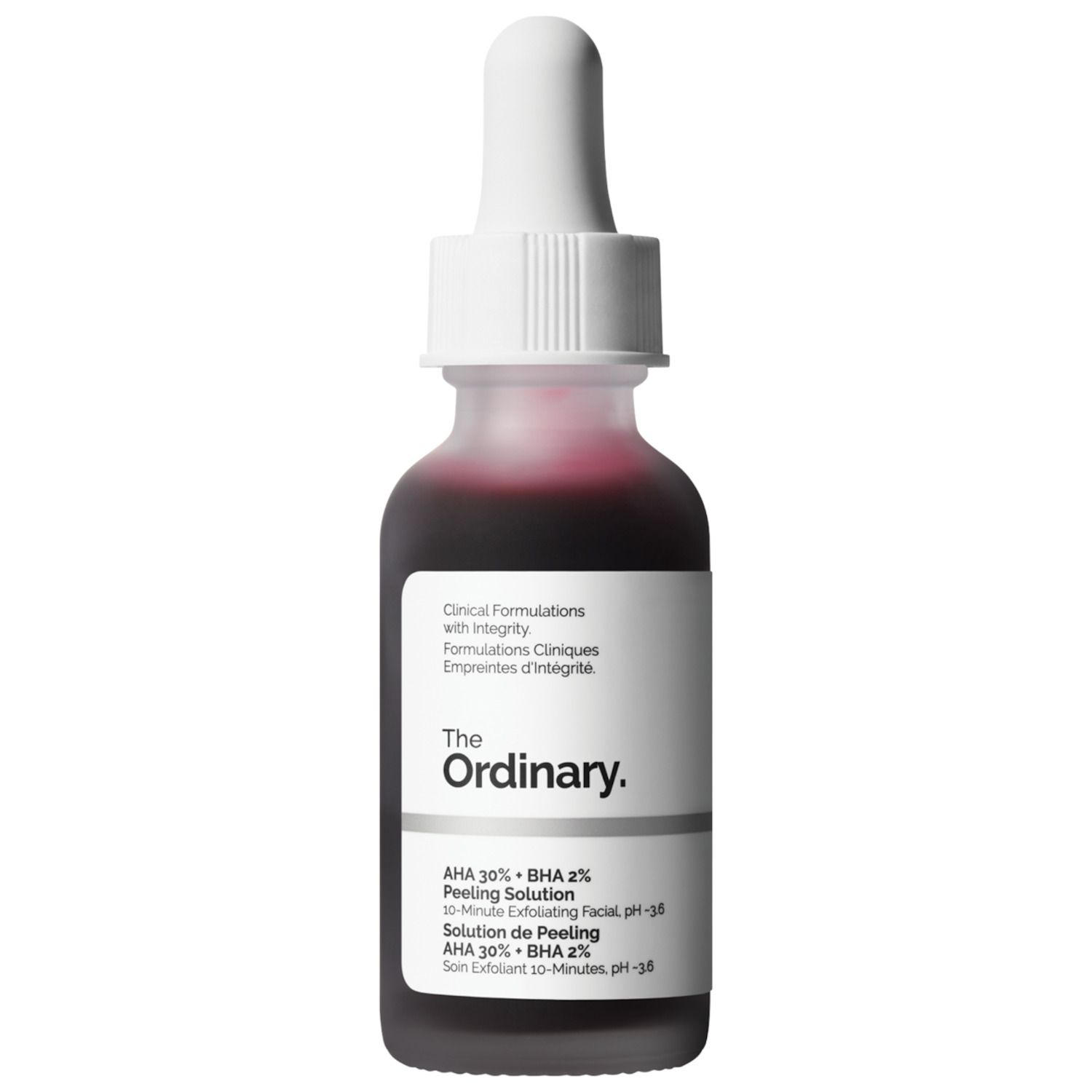 The Ordinary AHA 30% + BHA 2% отшелушивающий раствор для пилинга The Ordinary