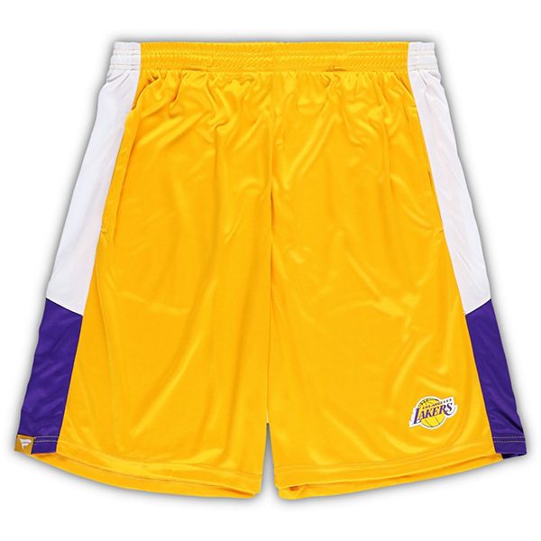 Мужские Спортивные шорты Fanatics Champion Rush Los Angeles Lakers Gold Big & Tall Fanatics