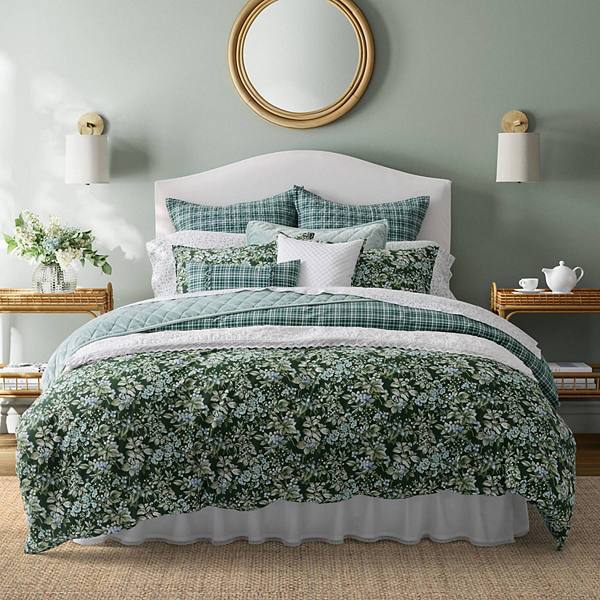 Цветочный дышащий двусторонний комплект из 7 предметов Laura Ashley