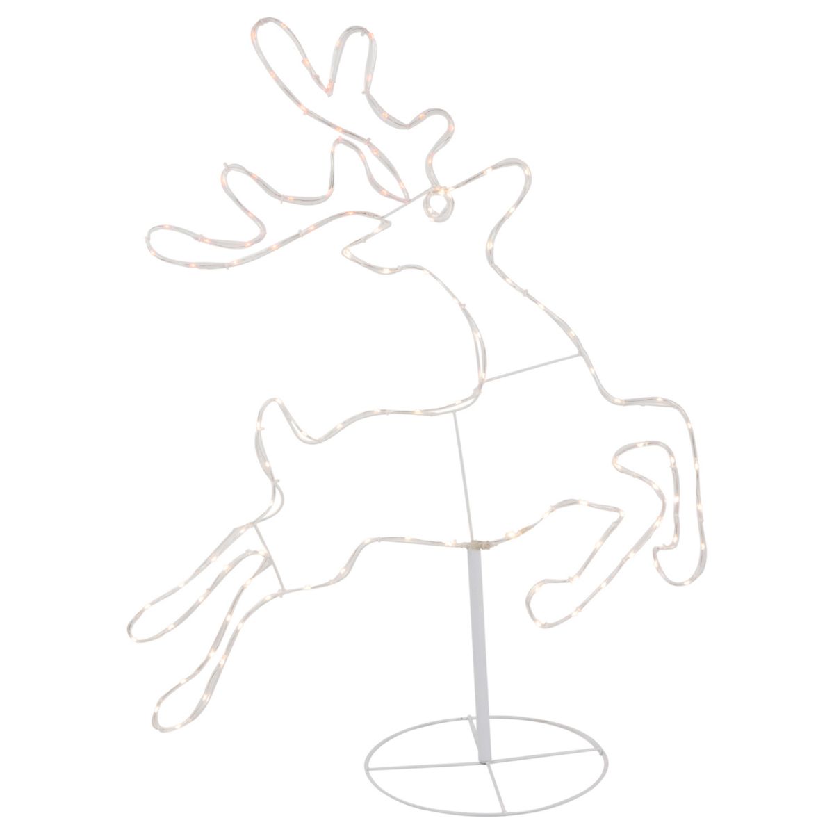 36" Lighted Running Reindeer Silhouette Outdoor Christmas Decor Christmas Central