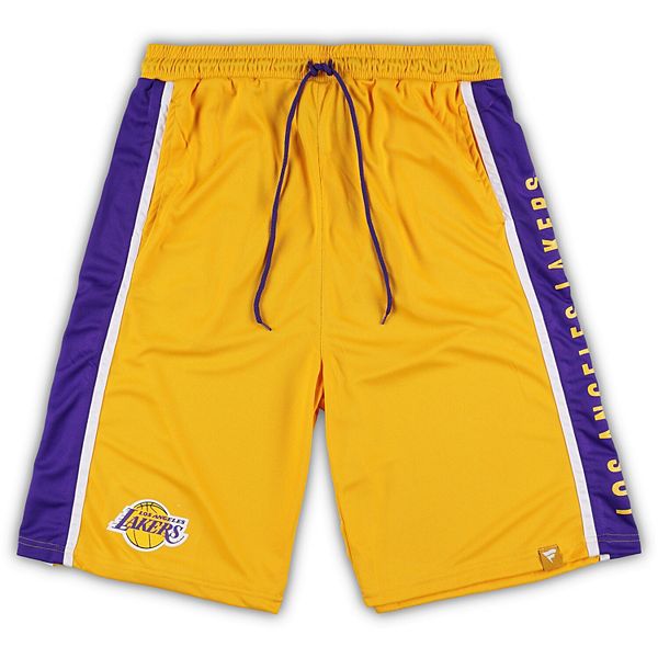 Мужские сетчатые шорты Fanatics с логотипом Los Angeles Lakers, размер XLT Fanatics