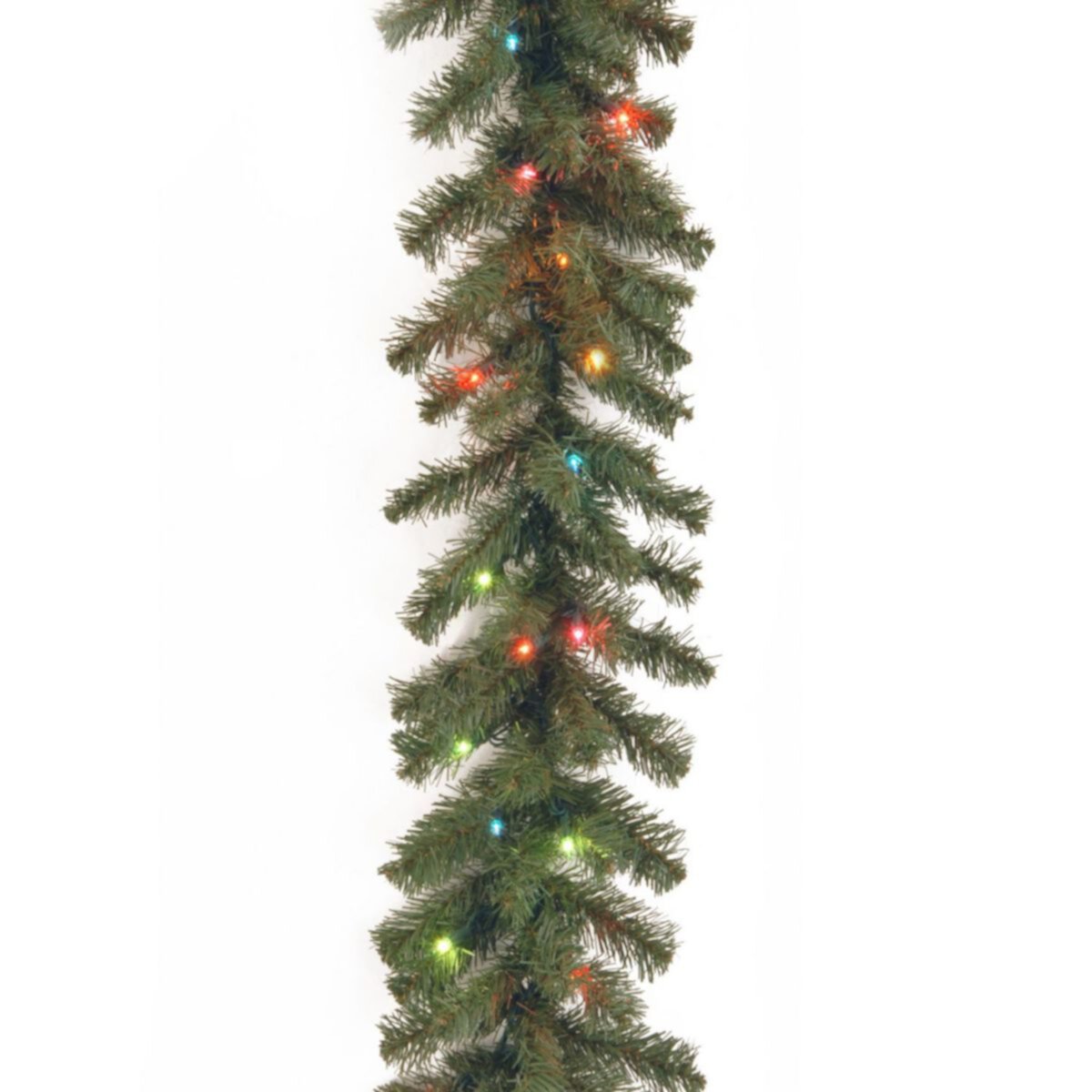 9' x 10” Pre-Lit Kincaid Spruce Artificial Christmas Garland - Multicolor Lights CC Christmas Decor