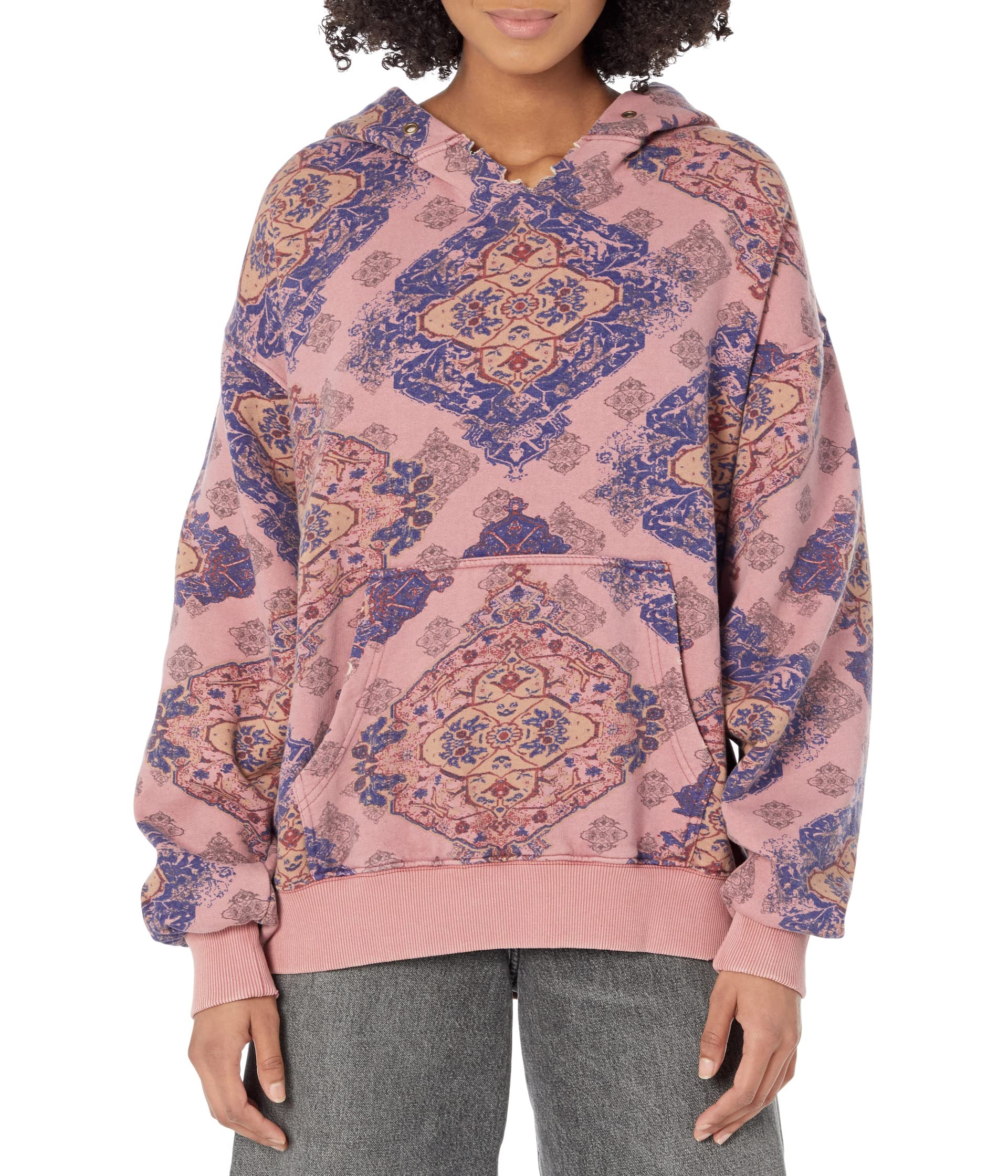 Женский Пуловер Free People Printed Its A Vibe Hoodie Free People