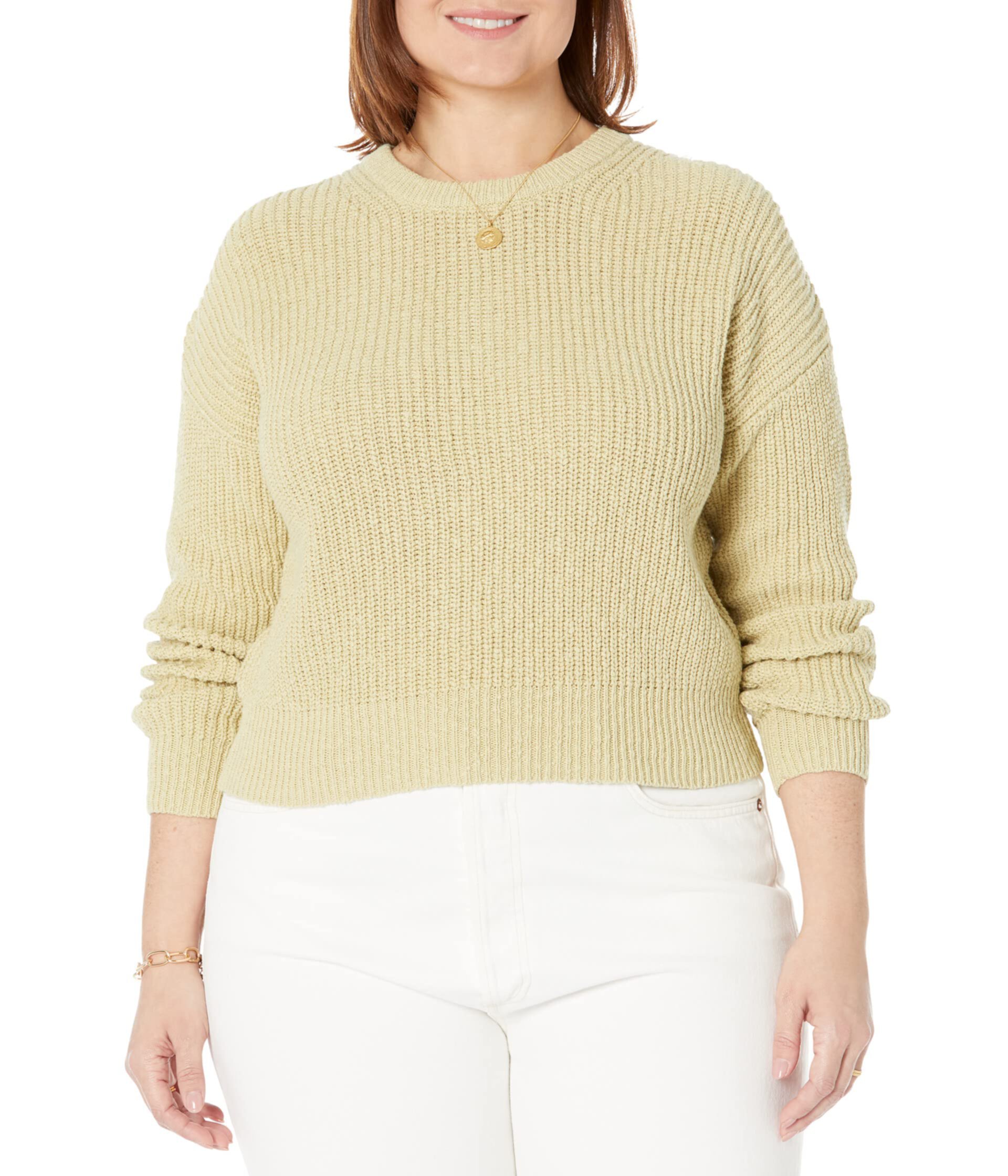 Plus Sycamore Wedged Long Sleeve Pullover Madewell