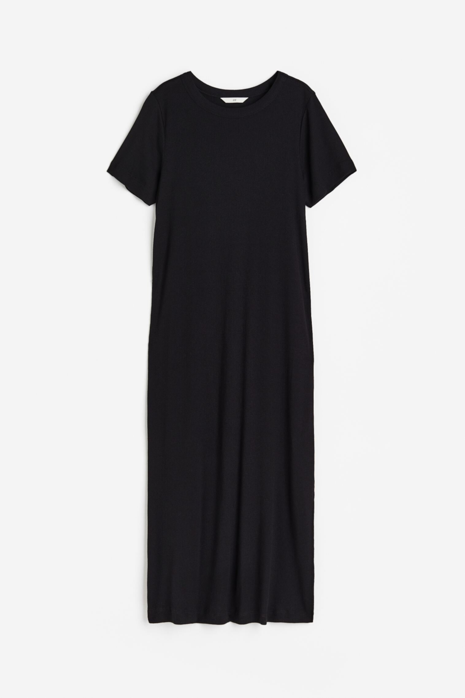 Женское Платье из Ребристого Трикотажа H&M H&M