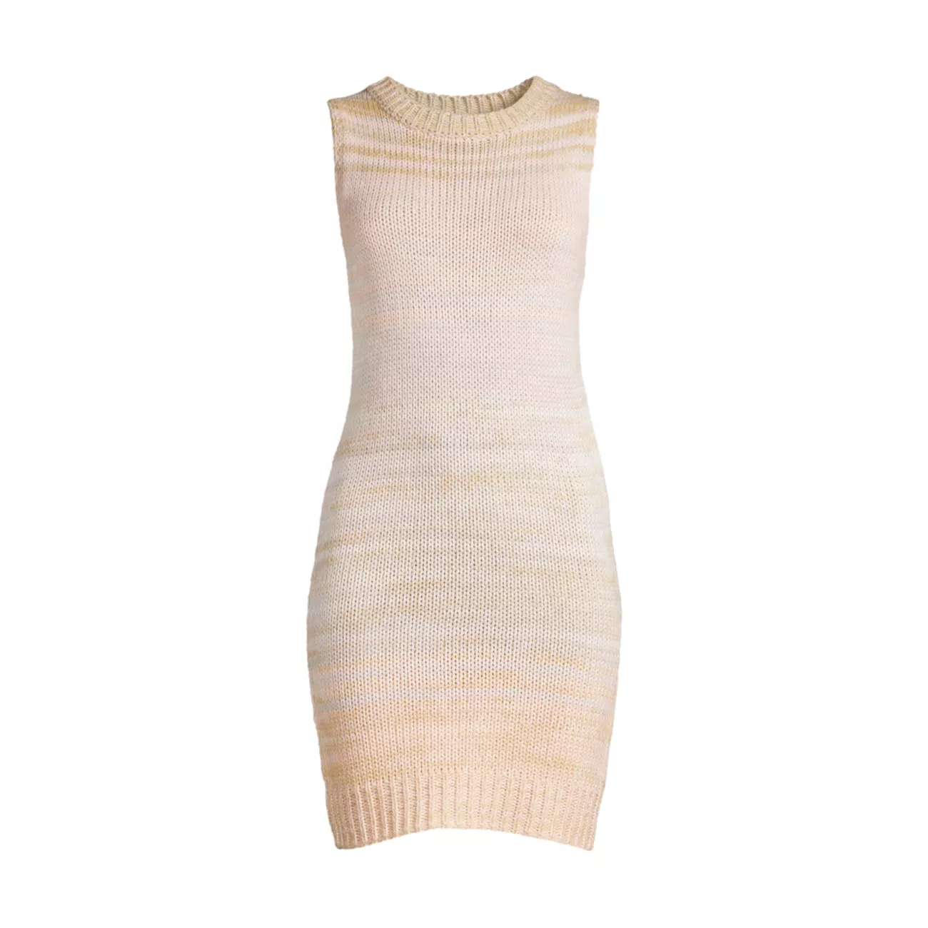 Вязаное мини-платье с эффектом омбре 525 America